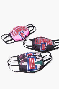 Los Angeles Clippers Face Mask Set - Assorted 2 Pack, image 1