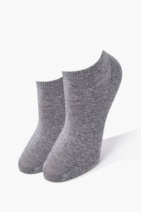 BLACK/GREY Knit Ankle Socks - 5 Pack, image 4