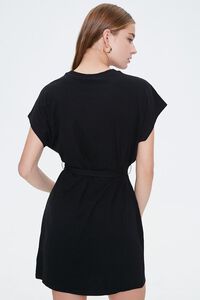 BLACK Dolman T-Shirt Dress, image 3
