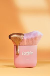 PINK/MULTI Lottie London Face and Body Brush			, image 2