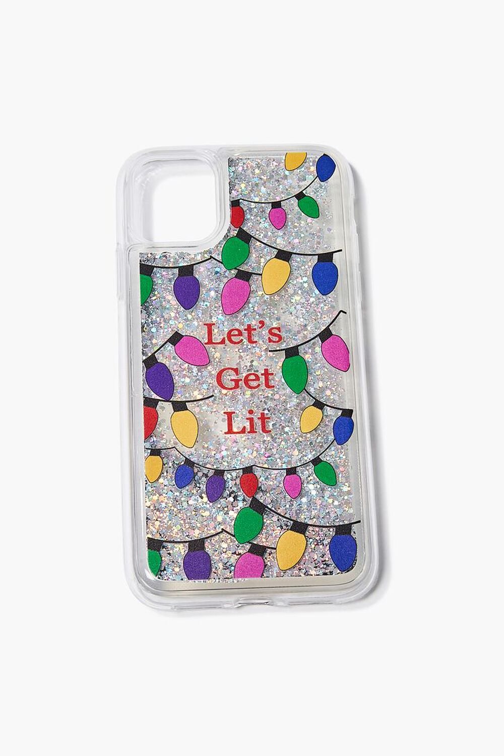 SILVER/MULTI Lets Get Lit Case for iPhone 11, image 1