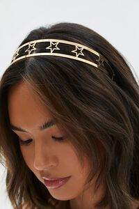 GOLD Cutout Star Headband, image 2