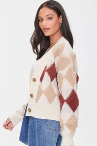 Checkered Cardigan Sweater, image 2