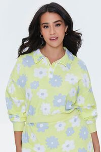 YELLOW/MULTI Plus Size Floral Print Pullover, image 2