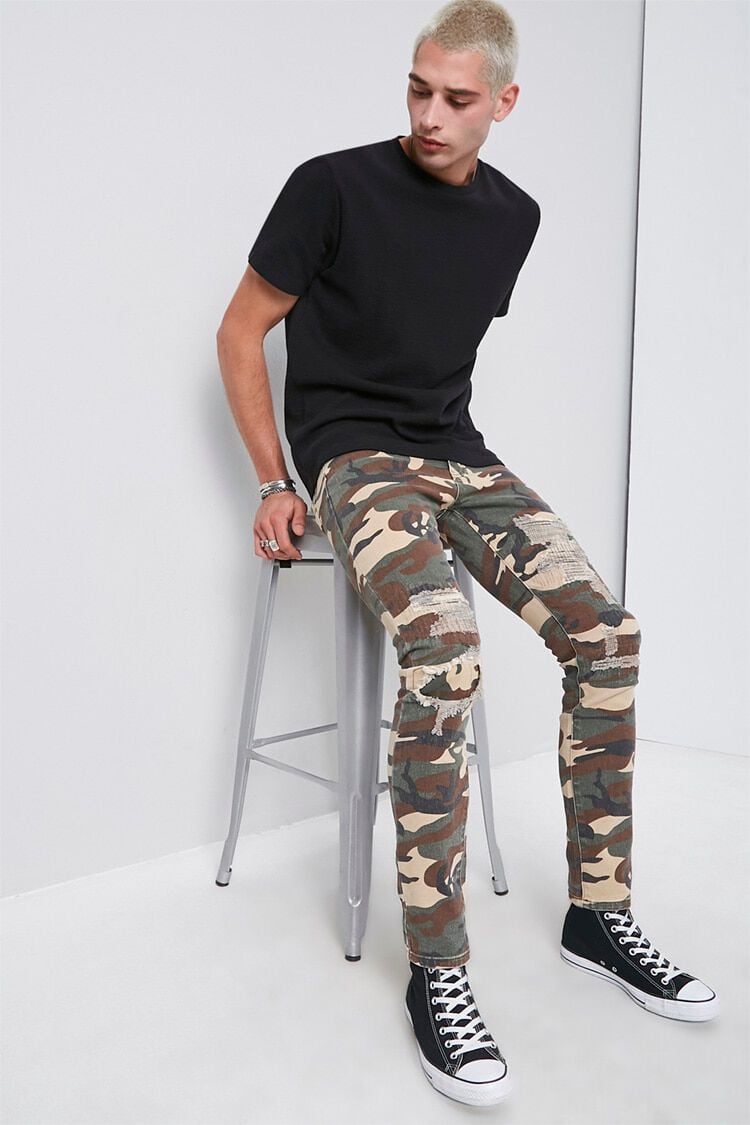 Tripp NYC Mini Camo Pants - Print Jeans - Skinny Pants - $72.00 - Lulus
