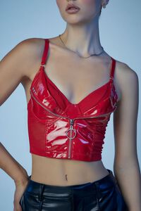 RED Fredericks of Hollywood Cropped Cami, image 6