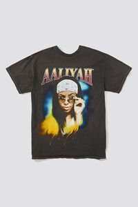CHARCOAL/MULTI Aaliyah Graphic Tee, image 1