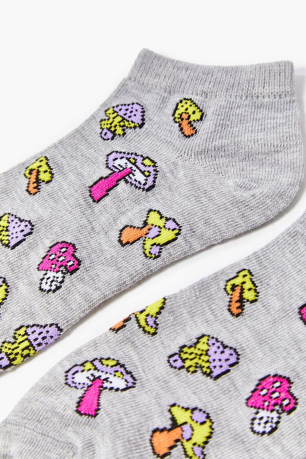 Mushroom Print Ankle Socks, image 3