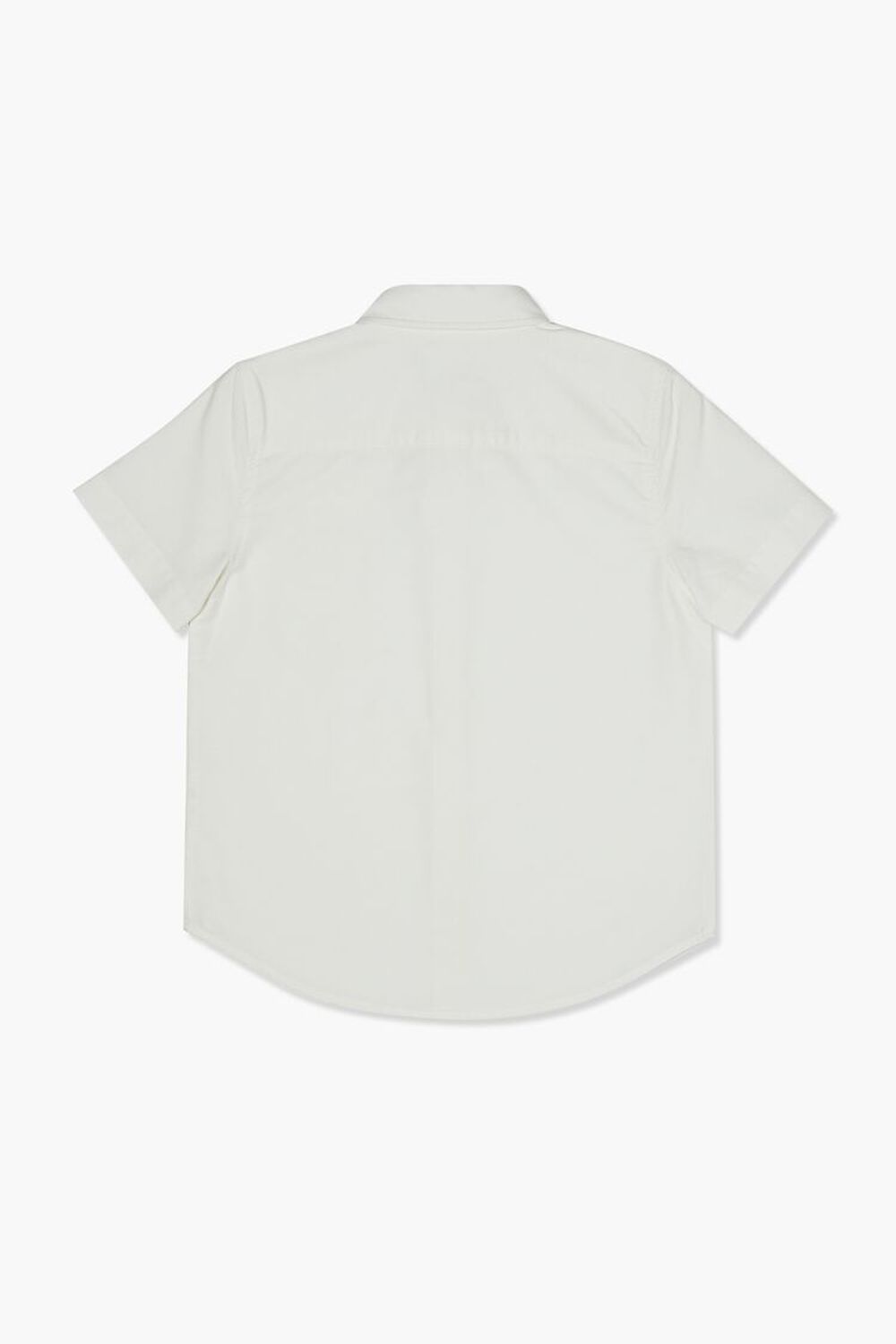 WHITE Kids Cotton Pocket Shirt (Girls + Boys), image 2