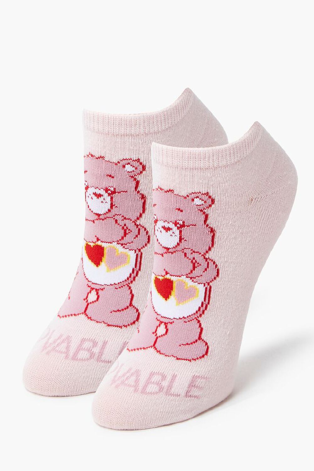PINK/MULTI Lovable Care Bears Ankle Socks, image 1
