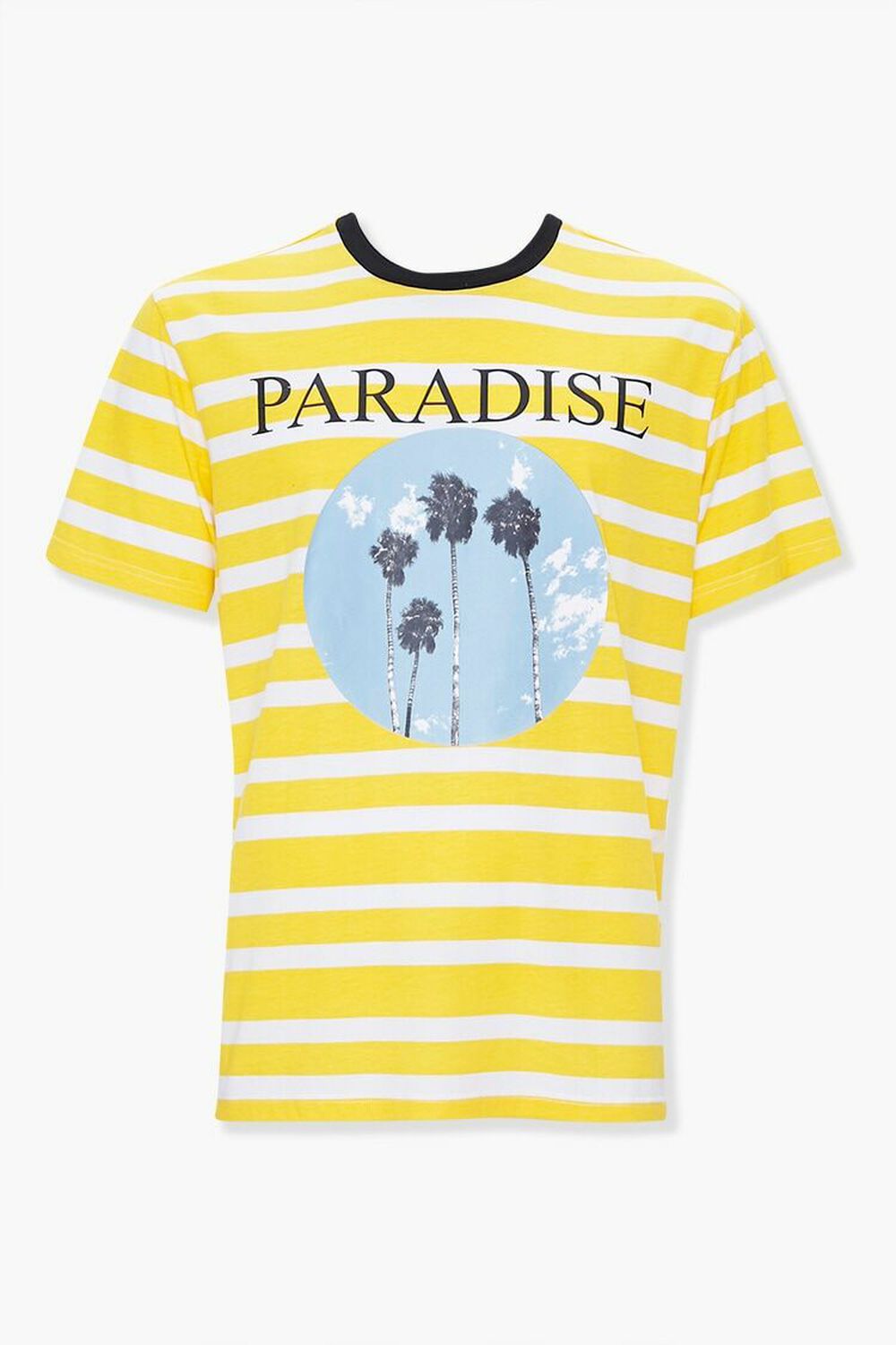 Striped Paradise Graphic Tee, image 1