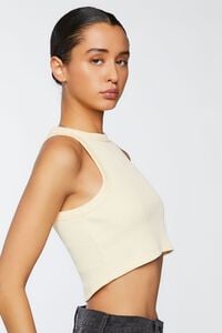 PALE YELLOW Cropped Tank Top, image 2