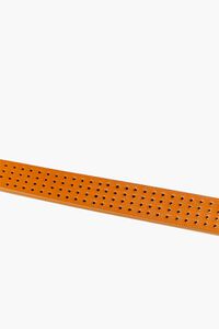 TAN Girls Perforated Faux Leather Belt (Kids), image 5