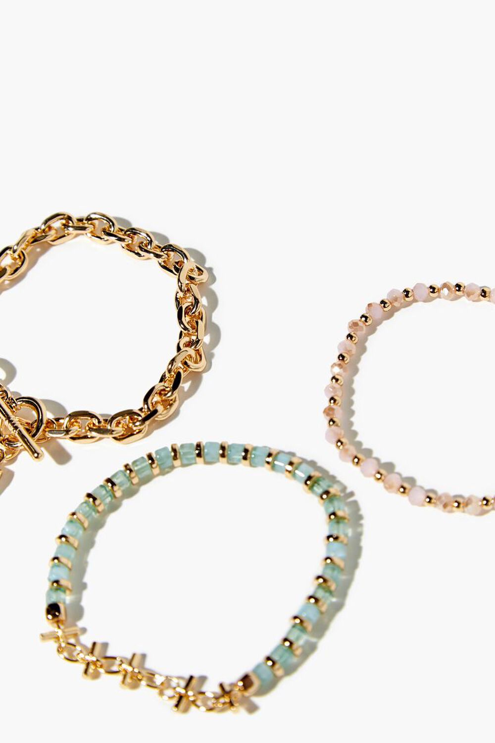 Chain & Beaded Bracelet Set, image 2