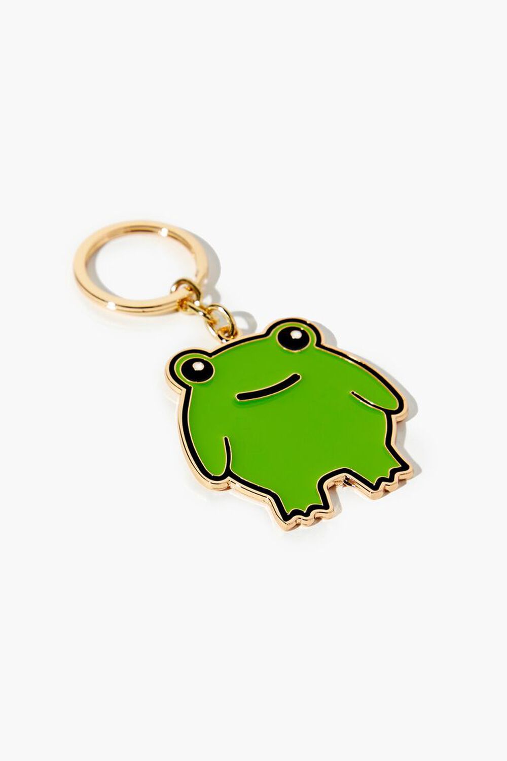 GREEN Frog High-Polish Keychain, image 1