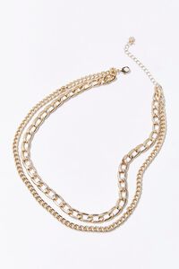 GOLD Sustainable Layered Chain Necklace, image 2