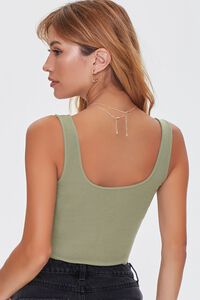 OLIVE Cropped Tank Top, image 3