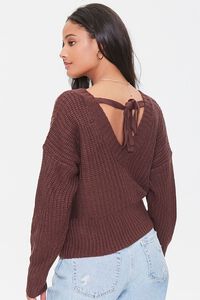Purl Knit Self-Tie Sweater, image 3
