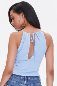PERIWINKLE Ribbed Cutout Top, image 3