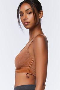 TOFFEE Active Seamless Ribbed Crop Top, image 2