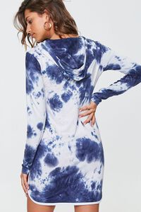 BLUE/MULTI Tie-Dye Wash Hoodie Dress, image 3