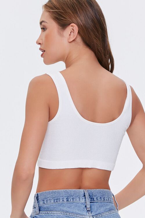 IVORY Seamless Lingerie Crop Top, image 3