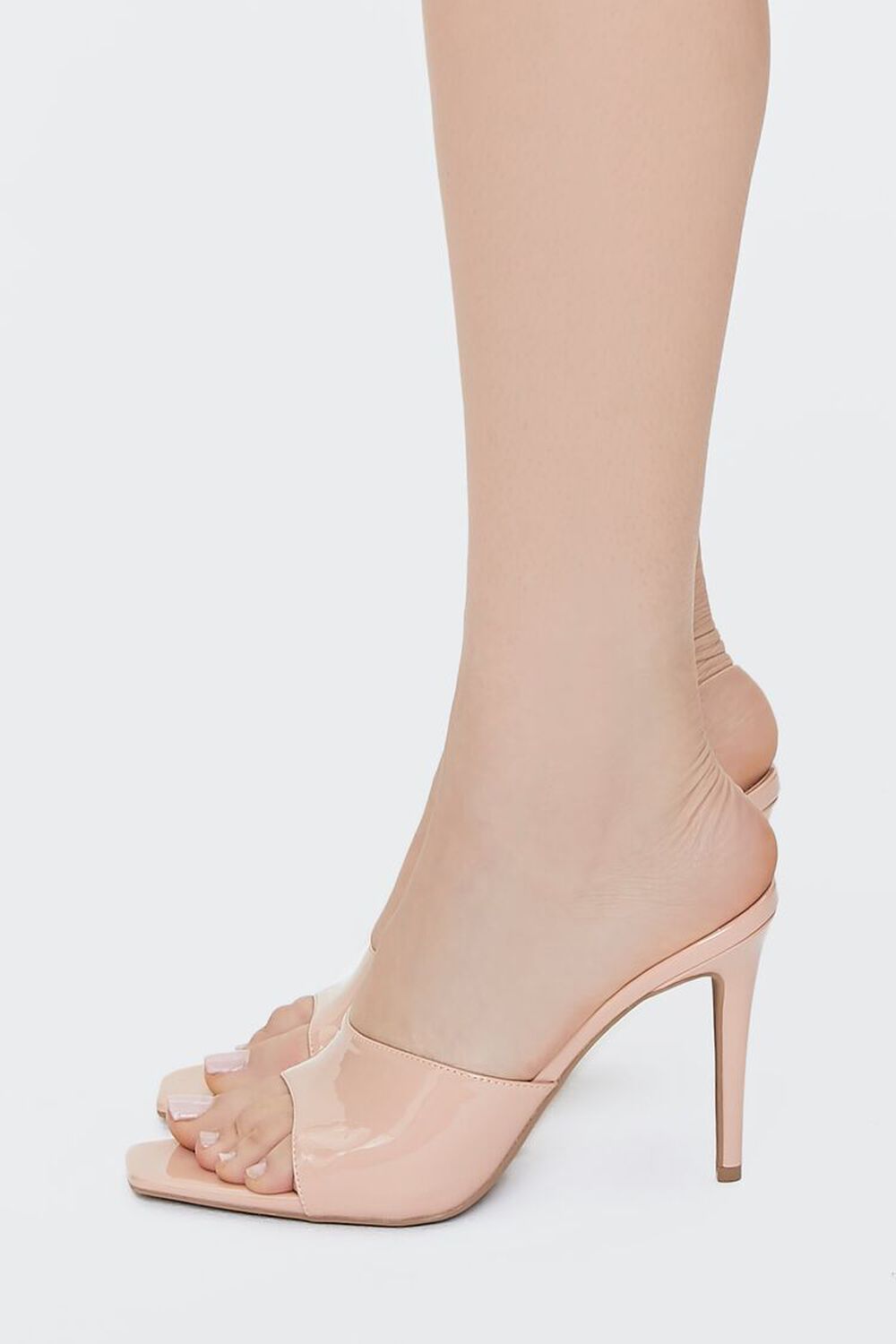 NUDE Faux Patent Leather Stiletto Heels, image 2