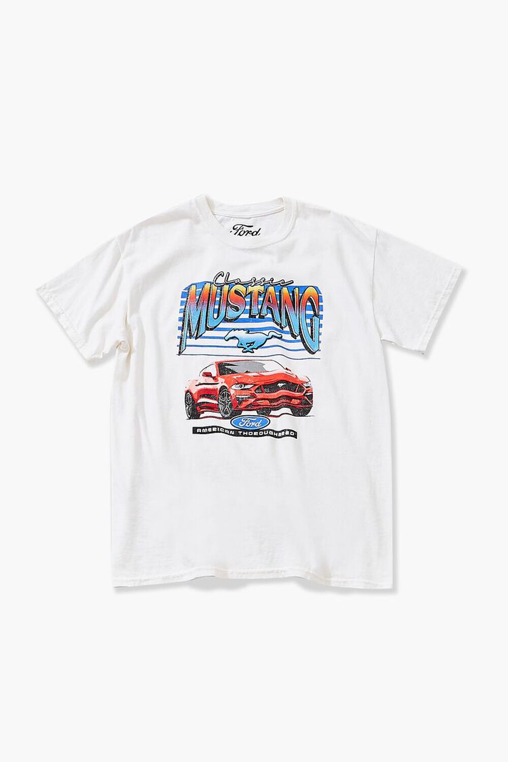 BEIGE/MULTI Ford Mustang Graphic Tee, image 1