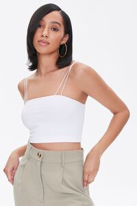Dual-Strap Cropped Cami, image 1
