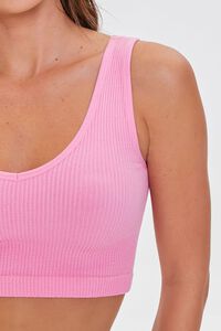 PINK ICING Seamless Ribbed Bralette, image 4