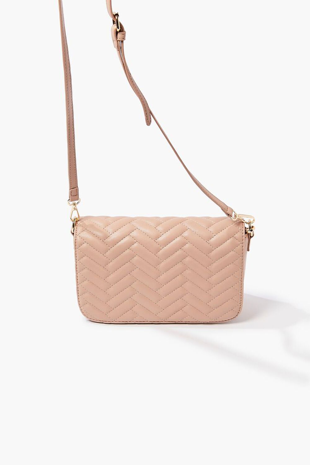Quilted Chevron Crossbody Bag, image 3