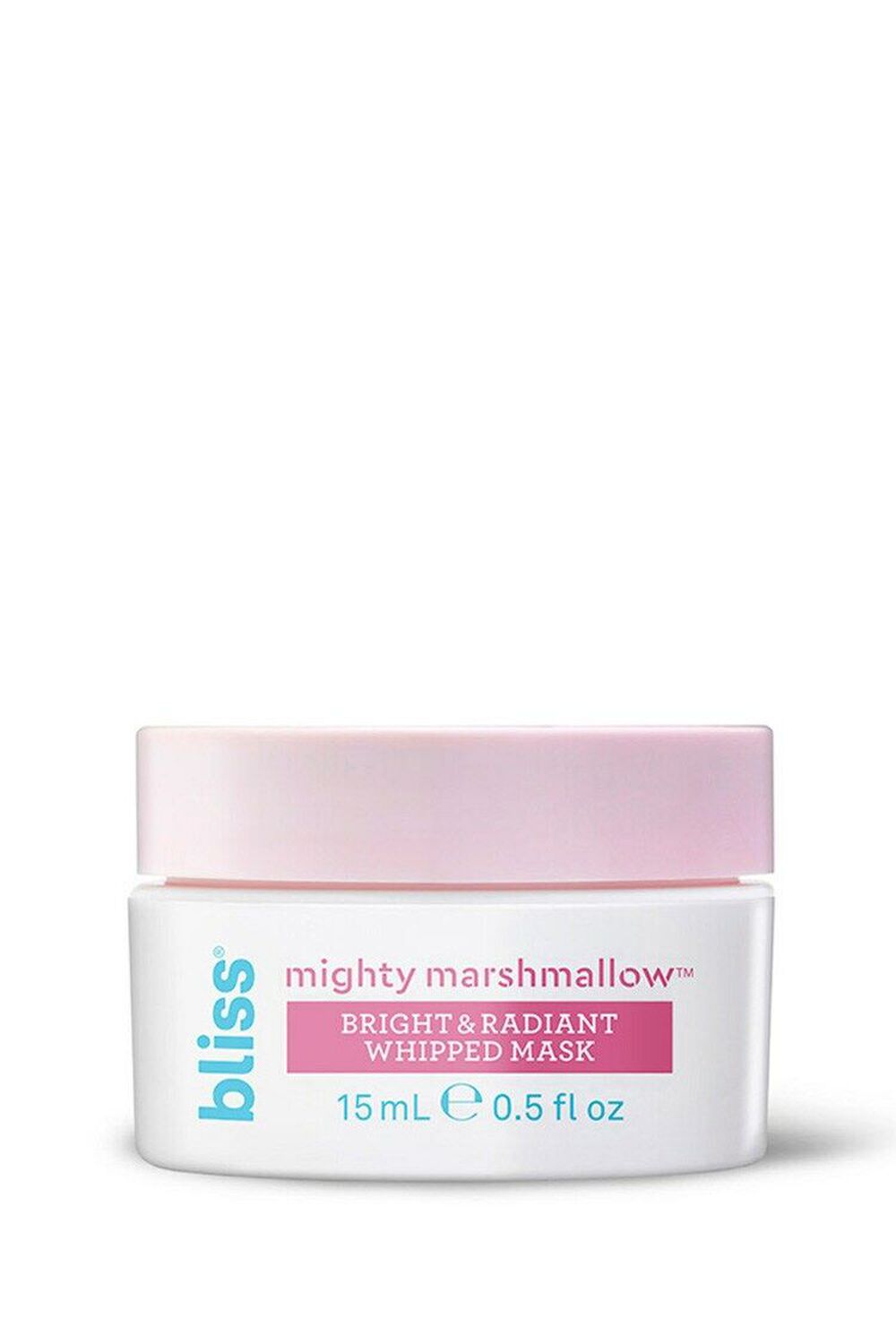 WHITE/PINK Mighty Marshmallow Bright & Radiant Whipped Mask, image 1
