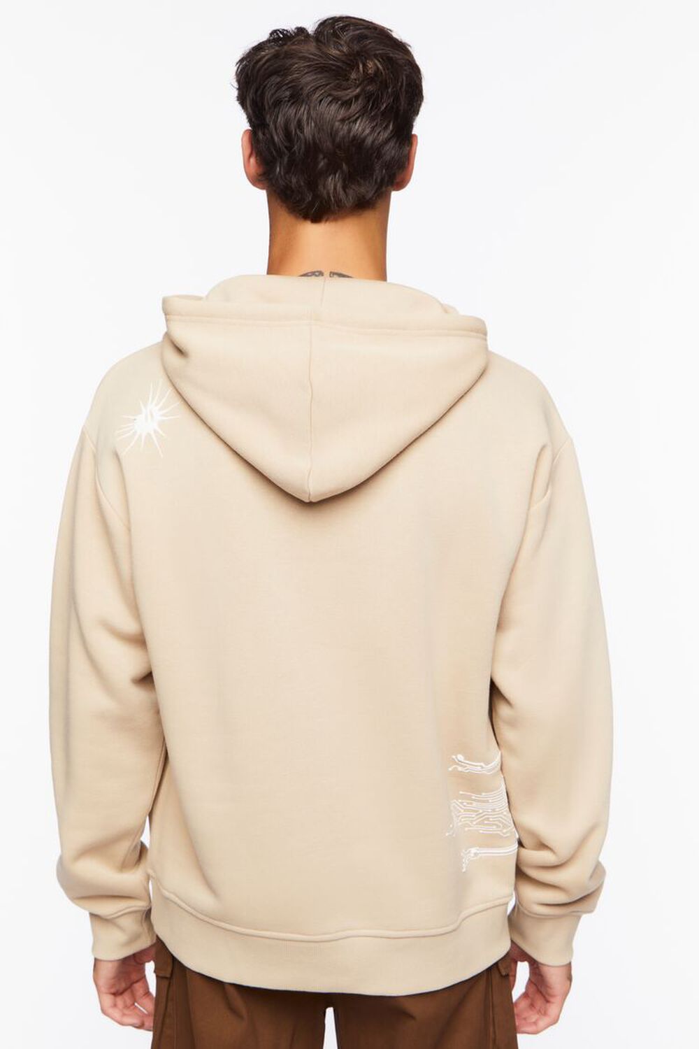 TAUPE/CREAM XXI Systems Inc Graphic Hoodie, image 3