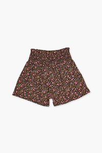 BROWN/MULTI Girls Floral Print Shorts (Kids), image 2