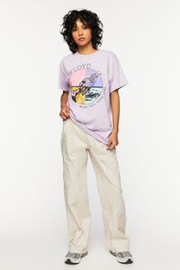PURPLE Pink Floyd Wish You Were Here Graphic Tee, image 4