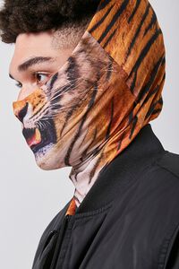ORANGE/MULTI Men Tiger Gaiter Face Mask, image 2