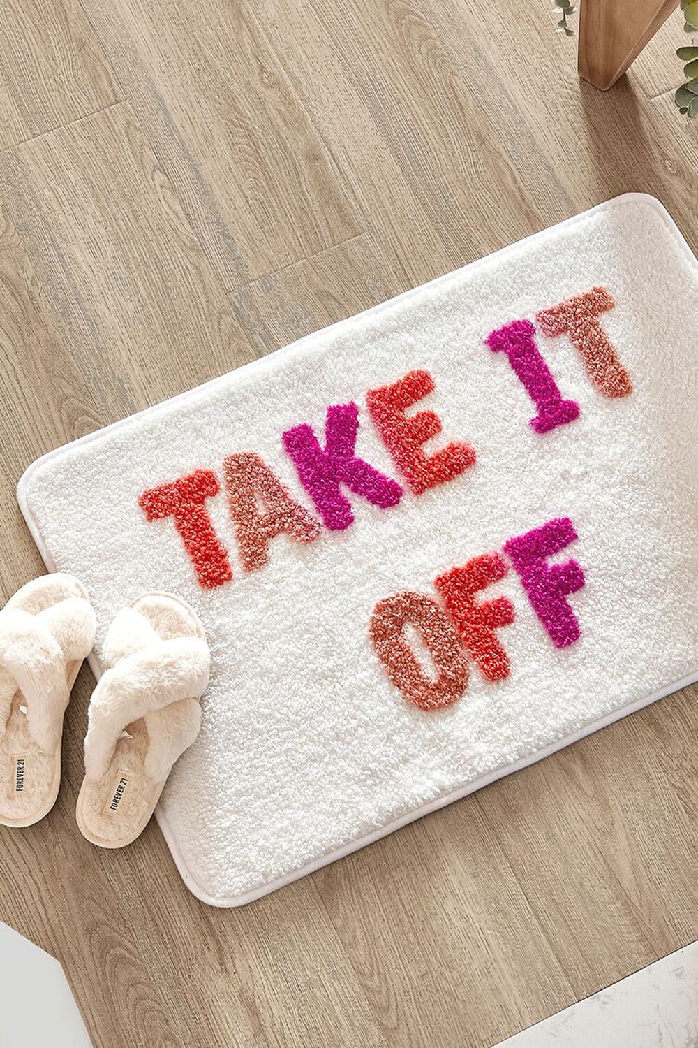 Forever 21 Take It Off Graphic Bath Mat