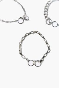 SILVER Toggle Chain Bracelet Set, image 2