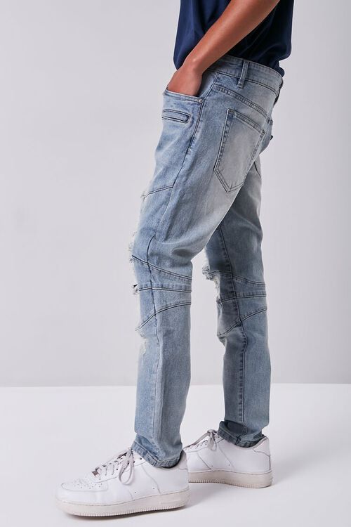 LIGHT DENIM XRay Distressed Stonewash Jeans, image 3