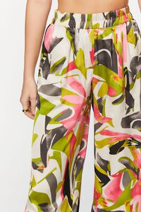 Abstract Floral Wide-Leg Pants, image 6
