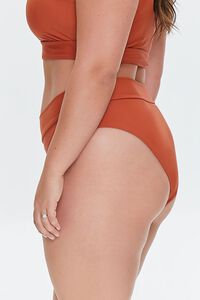 AUBURN Plus Size High-Rise Bikini Bottoms, image 3