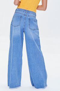 LIGHT DENIM Wide-Leg High-Rise Jeans, image 4