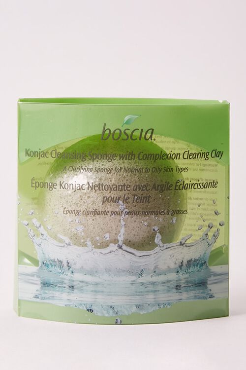 GREEN Konjac Cleansing Sponge with Complexion Clearing Clay, image 2