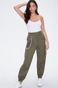OLIVE Londyn Curb Chain Cargo Pants, image 1