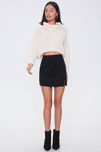 Faux Suede Mini Skirt, image 5