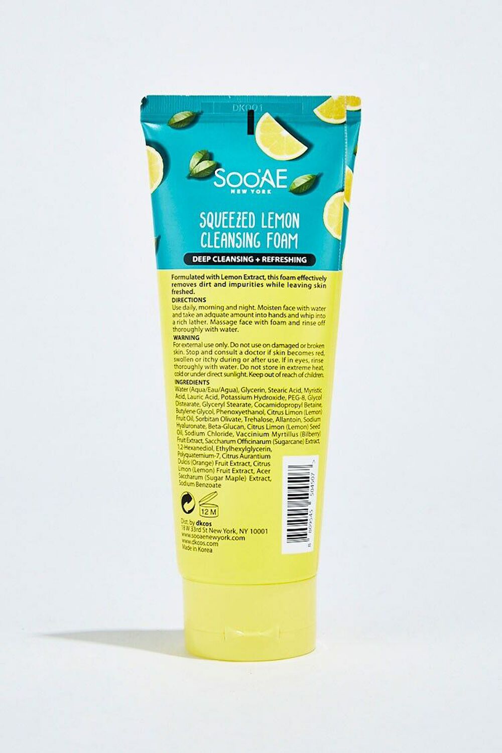 SooAE Squeezed Lemon Cleansing Foam, image 2