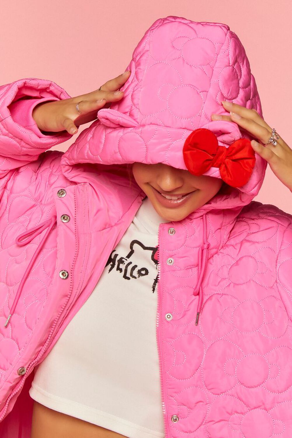 hello kitty puffer jacket forever 21