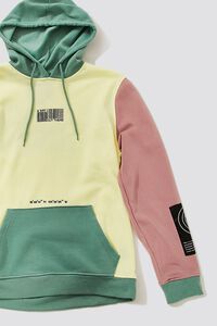 YELLOW/MULTI Colorblock Go Outside Graphic Hoodie, image 3
