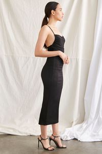 BLACK Cowl Neck Cami Midi Dress, image 2