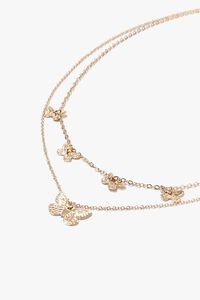 GOLD Butterfly Charm Necklace, image 1